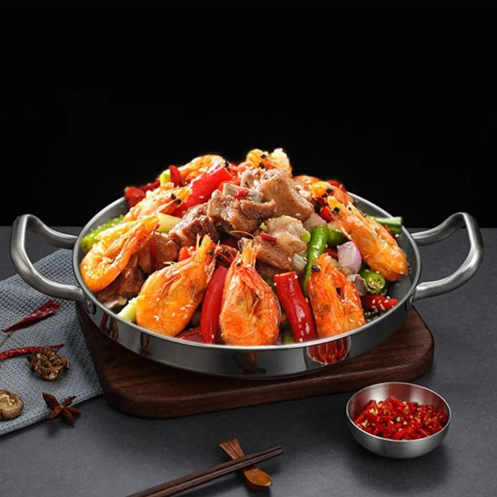 Meeresfrüchte-Edelstahl-Topf i – Dim Sum Basket Bewertung und Preis