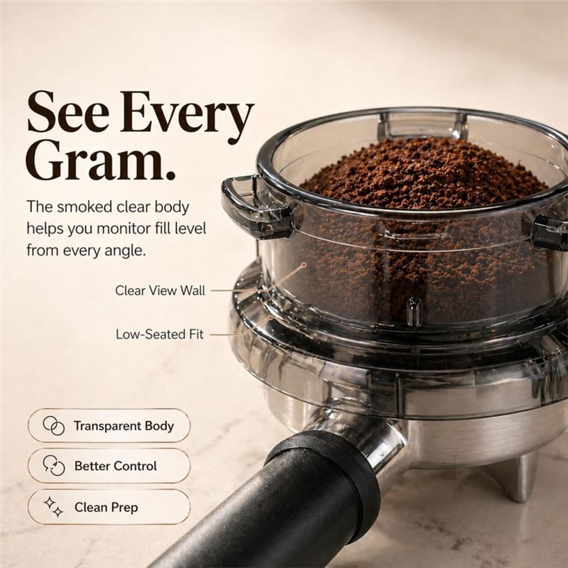 Aktion! Twist-Lock-Siebträgert – Breville Espresso Barista Express Bewertung und Preis
