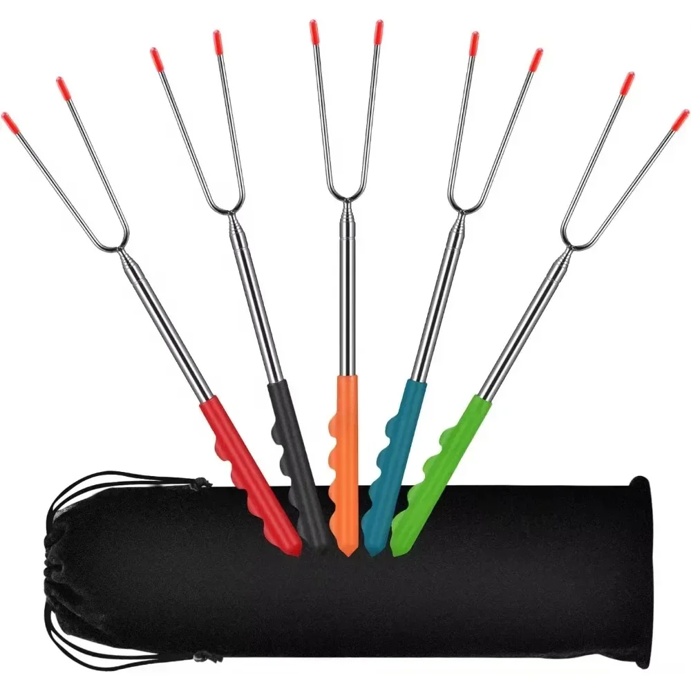 Neue BBQ-Gabeln, Teleskop-Gril – Corn Dog Stick Bewertung und Preis